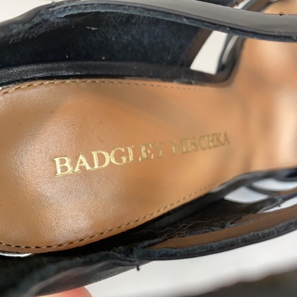 Badgley Mischka Black Strappy Sandals Size 5.5 - Picture 11 of 15